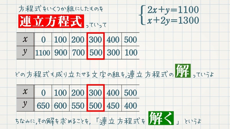 連立方程式とは 連立方程式とその解 教遊者